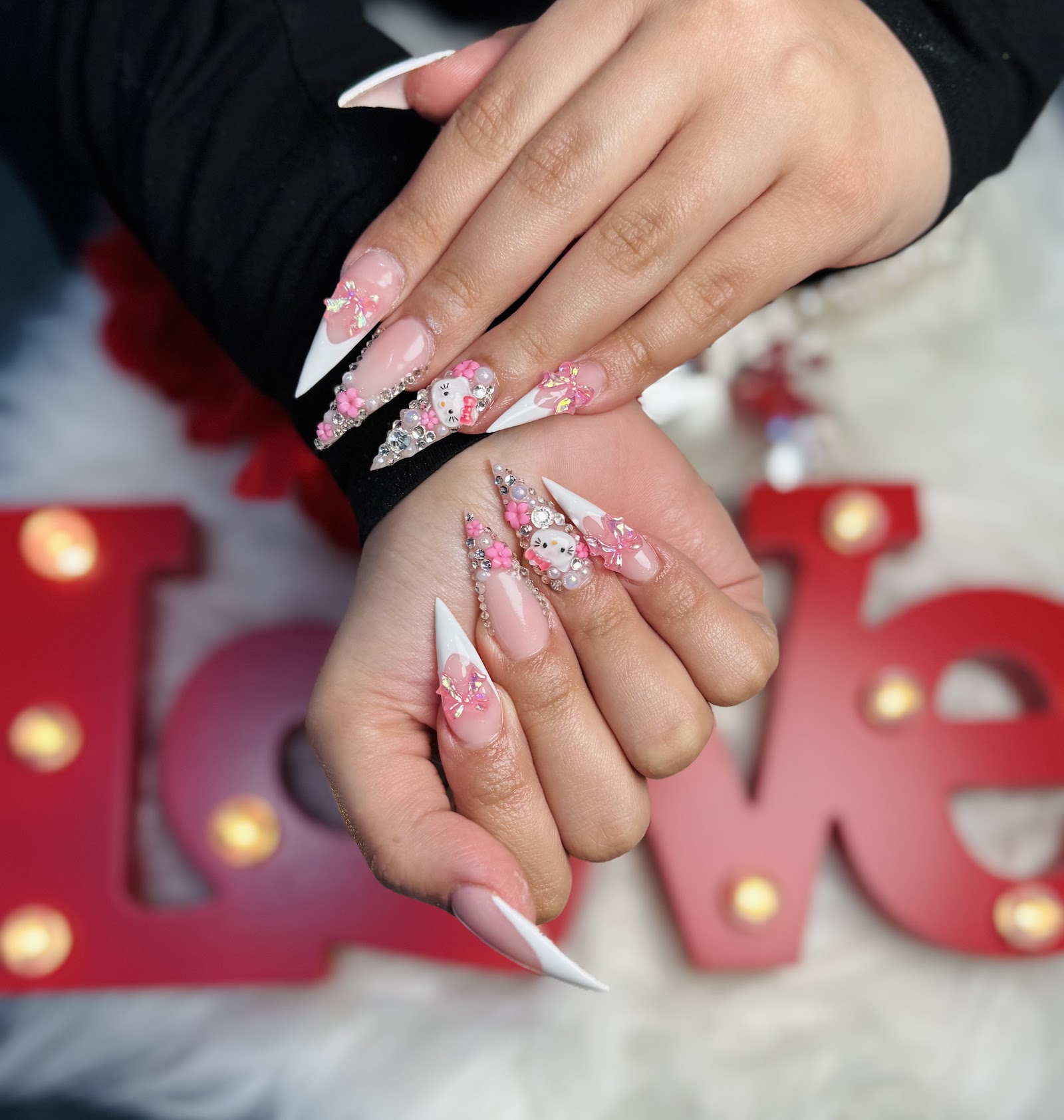 City Nails & Spa nail work in Snellville, Georgia